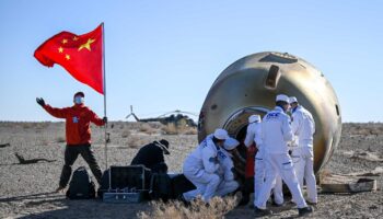 Weltraumstation Tiangong: Raumfahrer von Chinas Shenzhou 18-Mission zurück auf Erde