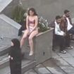 Woman 'violently arrested' after stripping to protest strict Islamic dress code - reports