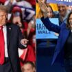 Montage photo de la vice-présidente américaine et candidate démocrate à la présidentielle, Kamala Harris, et de l'ancien président américain et candidat républicain Donald Trump