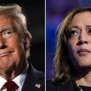 On Election Eve, Harris and Trump hold dueling rallies in the biggest of the battlegrounds