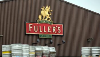 A general view of the Fullers brewery in Chiswick, west London