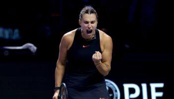 Aryna Sabalenka withstands Jasmine Paolini fight-back to seal WTA Finals progress