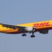 Leipzieg, Germany – March 31, 2020: A beautiful shot of the airplane DHL flights landing at DHL hub in Leipzig LEJ, Germany. Pic: iStock