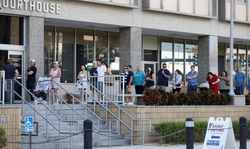 Florida man jailed after allegedly striking US rep's campaign manager outside early voting site