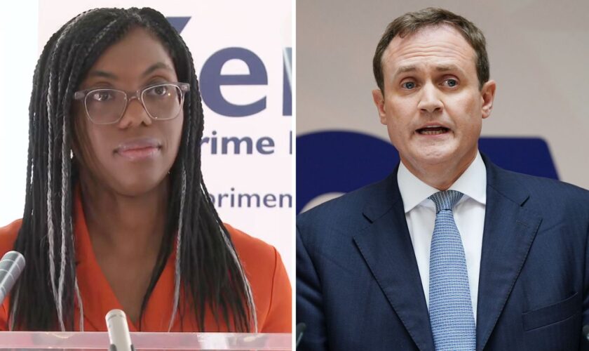 Kemi Badenoch  and Tom Tugendhat