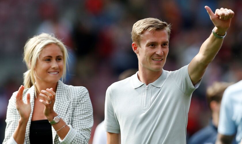 The couple pictured in July 2019. Pic: Reuters