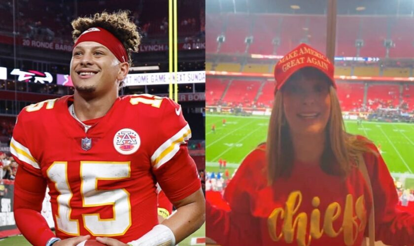 Patrick Mahomes’ mother Randi Mahomes proudly shares support for Donald Trump at Chiefs game