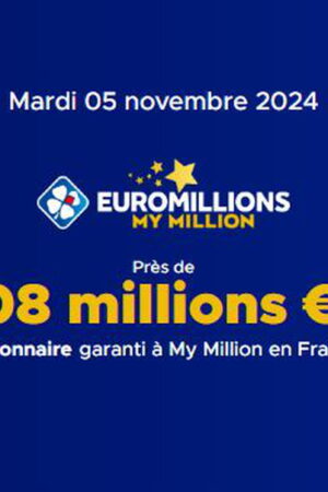 Résultat Euromillions (FDJ) : le tirage de ce mardi 5 novembre 2024, 108 millions d'euros en jeu