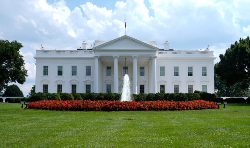 A view of the White House is seen in Washington, Sunday, July 21, 2024. President Joe Biden dropped out of the 2024 race for the White House on Sunday ending his bid for reelection following a disastrous debate with Donald Trump that raised doubts about his fitness for office just four months before the election. (AP Photo/Susan Walsh)