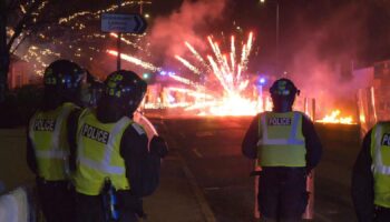 fireworks and fires set off in Gilmerton area of Edinburgh