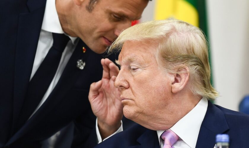 Emmanuel Macron et Donald Trump au sommet du G20 à Isaka, le 28 juin 2019