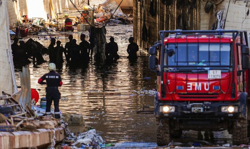 Überschwemmungen in Spanien: Rund 90 Vermisste nach Überschwemmungen in Spanien