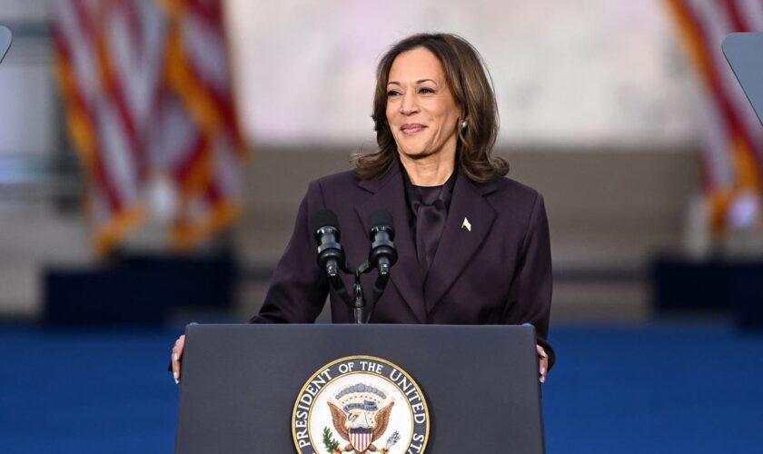 ‘My heart is full today’: Harris concedes loss to Trump as she addresses supporters at Howard University