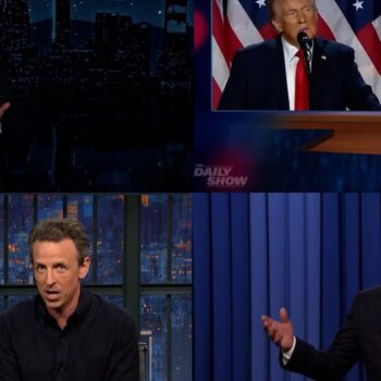 Retour de Trump : les présentateurs des “late shows” américains rient jaune