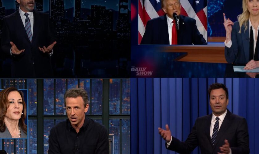 Retour de Trump : les présentateurs des “late shows” américains rient jaune