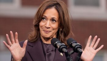 Vice President Kamala Harris delivers a concession speech after the 2024 presidential election, Wednesday, Nov. 6, 2024, on the campus of Howard University in Washington. (AP Photo/Jacquelyn Martin)