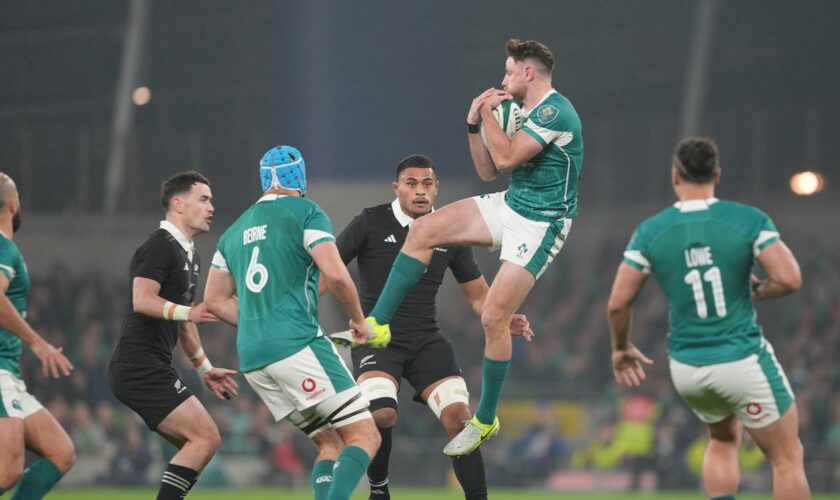 Ireland v New Zealand LIVE rugby: Latest score and updates as Van der Flier try edges hosts ahead