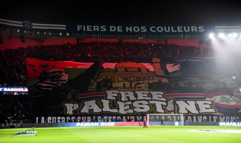 Banderole propalestinienne : le PSG va vérifier les tifos avant les matchs