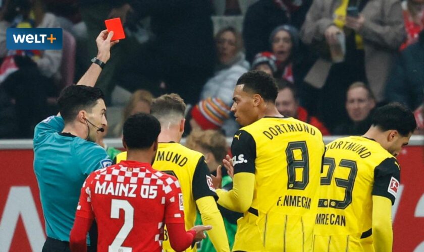 Dortmund-Kapitän Can fliegt in Mainz nach brutalem Foul vom Platz