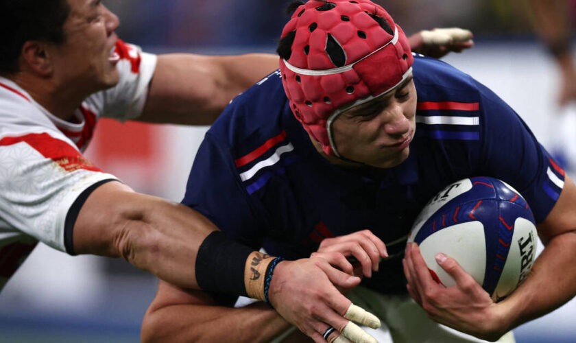 Rugby : carton plein pour les Bleus contre le Japon