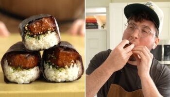 Recipe is 'Hawaiian classic' using teriyaki short ribs instead of canned meat