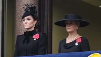 Princess of Wales pays tribute in military-style dress coat at Remembrance service