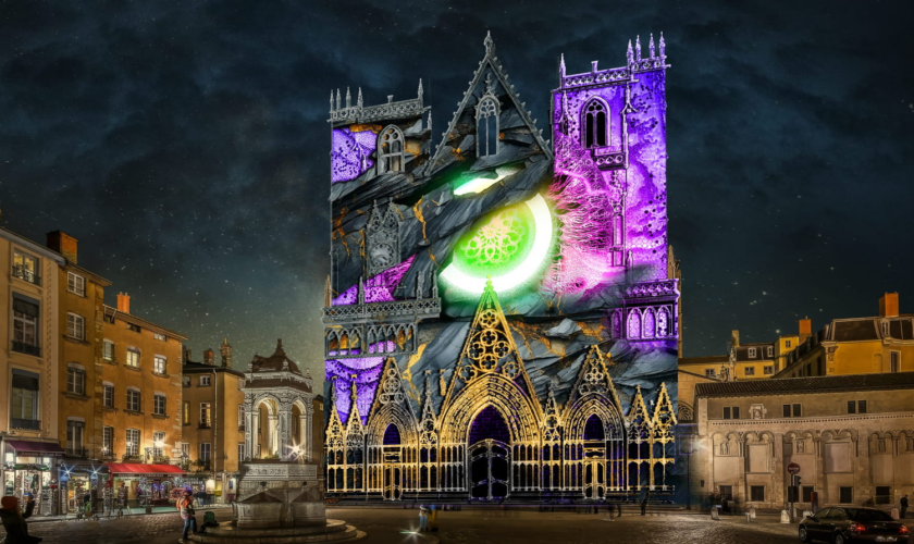 La cathédrale de Lyon bientôt métamorphosée, voici à quoi va ressembler la Fête des Lumières