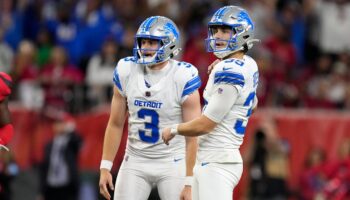 Lions' Jake Bates drills game-winning field goal to beat Texans on night Jared Goff throws 5 interceptions