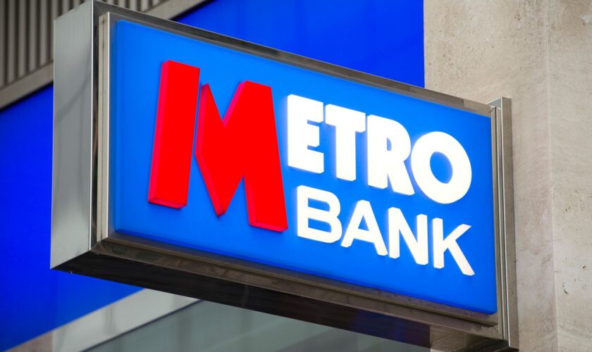 A Metro Bank sign hangs above a branch window, Central London. PRESS ASSOCIATION Photo. Picture date: Saturday February 14, 2015. See PA story  . Photo credit should read: Laura Lean/PA Wire