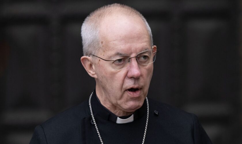 Justin Welby. Pic: PA