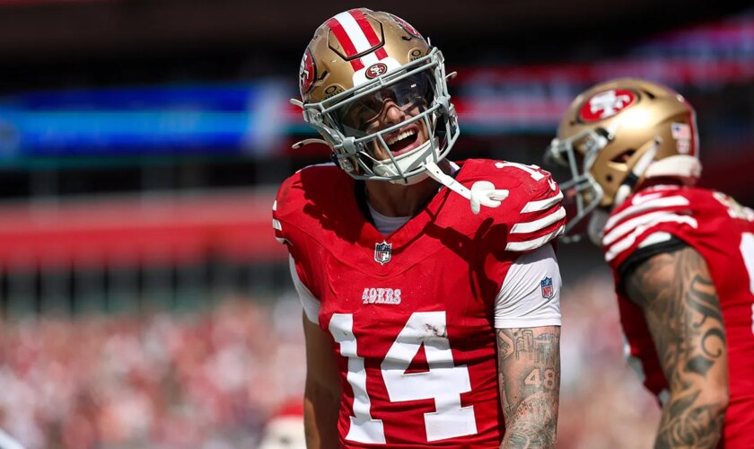 49ers' Brock Purdy lauds Ricky Pearsall as 'toughest guy I know' after breakthrough touchdown