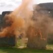 Two people charged by police after orange paint was thrown at Stonehenge in Just Stop Oil protest