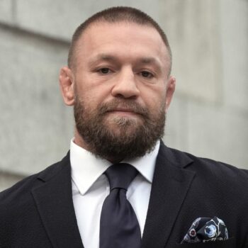 Mixed martial arts fighter Conor McGregor leaves the High Court in Dublin, where appeared for a personal injury case against him. Picture date: Wednesday November 6, 2024. Pic: PA