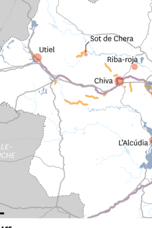 “Goutte froide” : une carte pour saisir l’ampleur des dégâts dans la région de Valence