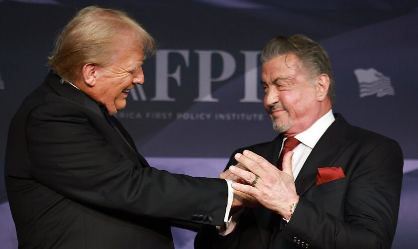 Sylvester Stallone calls President-elect Trump 'second George Washington' during AFPI Gala introduction