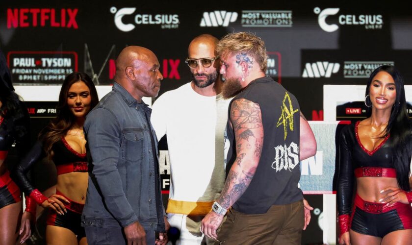 Paul vs Tyson LIVE: Latest updates and start time as tension builds for fight night after weigh-in slap