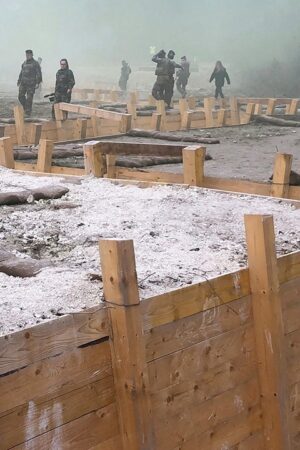 Ukrainian troops train for trench warfare near France's WWI battlefields