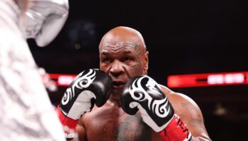 Mike Tyson explains why he kept biting his glove in Jake Paul defeat