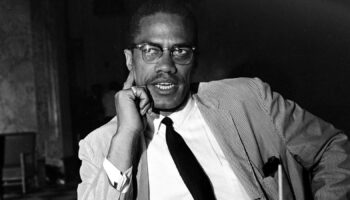 Malcolm X was killed on 21 February 1965. Pic: AP