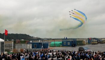 Defence exhibition near Beijing