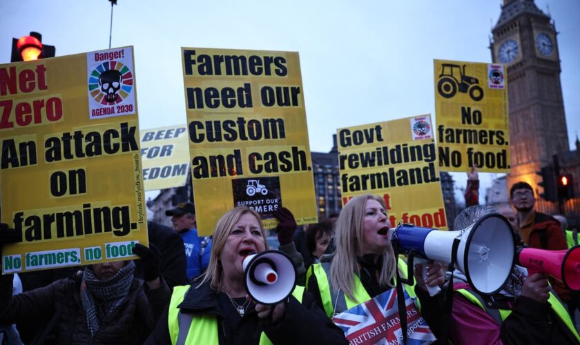 Starmer to come face-to-face with angry farmers in Wales as Labour conference overshadowed by tax row