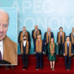 Biden awkwardly stands in back of APEC photo with China's Xi Jinping front and center