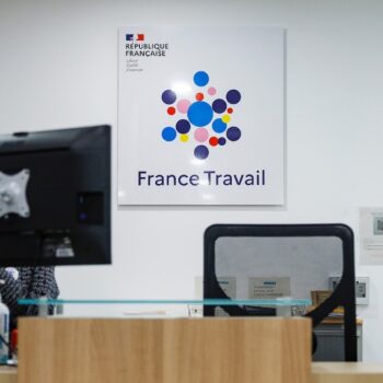 Une agence France Travail pour les demandeurs d'emploi, le 23 avril 2024 à Dammarie-les-Lys, en Seine-et-Marne