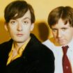 Pulp's Jarvis Cocker and Mark Webber in 1996. Pic: Pat Pope