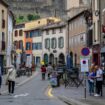 La citadelle de la Cité de Carcassonne, site classé au patrimoine mondial de l'UNESCO.