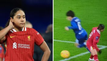 Everton beat Liverpool in WSL as penalty given for foul outside the box