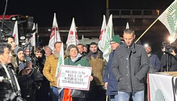 Agriculteurs en colère : à Villacoublay, une centaine de manifestants déjà rassemblés ce dimanche soir