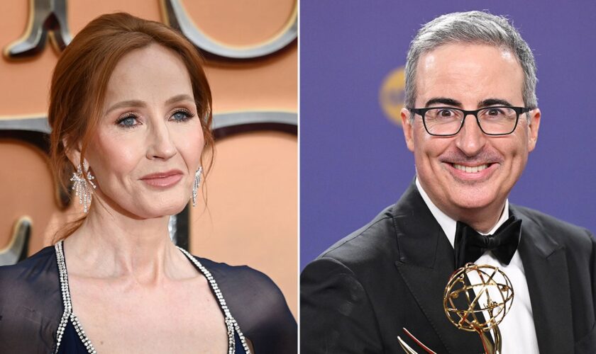 JK Rowling pushes back on John Oliver's claim there's 'no evidence' trans athletes threaten girls