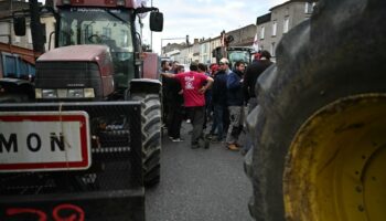 Manifestation d'agriculteurs à Auch, dans le Gers, le 18 novembre 2024