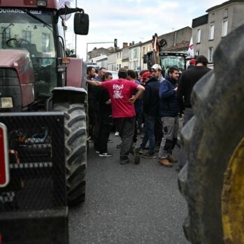 Manifestation d'agriculteurs à Auch, dans le Gers, le 18 novembre 2024